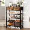 FABATO Schuhregal 5-stöckiger Schuhschrank mit 2 Produktbild-Vorschau 6