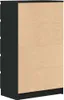 vidaXL Czarna szafka z szufladami 60x36x103 cm materiał Podgląd zdjęcia produktu 6