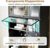 COSTWAY Armoire de cuisine à 6 niveaux, armoire buffet avec Voir les images du produit 6