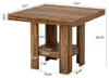 Tribesigns 80 cm quadratischer Esstisch für 4 Personen, Produktbild-Vorschau 7