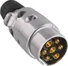 7-poliger Anhänger-Stecker Metall 12V Produktbild-Vorschau 5