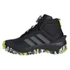 A single black Adidas Fortatrail Boa K hiking boot shown from the side against a white background. Podgląd zdjęcia produktu