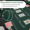 COSTWAY Pokertisch klappbar für 8 Spieler, Spieltisch mit Produktbild-Vorschau 3