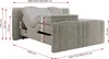 MKS MEBLE Boxspringbett mit motor FORTINA 140x200 cm Produktbild-Vorschau 7