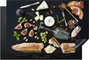 KitchenYeah© Herdabdeckplatte Wein - Obst - Käse , 81x52cm, Produktbild-Vorschau 1