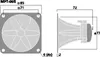 Monacor  MPT-005 Piezo-Hochtoener Produktbild-Vorschau 4