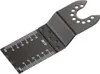 A black oscillating multi-tool saw blade with measurement markings. Anteprima dell’immagine prodotto
