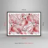 Gerahmtes Poster - Schwarzer Rahmen - Flamingo Pink Exotik Produktbild-Vorschau 5