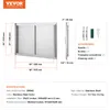 Prístupové dvierka na gril VEVOR, 915 x 610 x 46 mm, Náhľad obrázku produktu 7