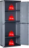 Keter Kunststoffschrank Jolly 2er Set 166 x 68 x 39 cm & 87 Produktbild-Vorschau 13