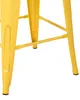 BELIANI Lot de 2 tabourets de bar en métal jaune or 76 cm Voir les images du produit 7