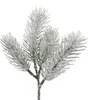 Tannenzweig mit Schnee 20cm PE Spritzguss künstlich grün / Produktbild-Vorschau 1