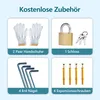 Metalen schuurtjes, 4x10 voet, inclusief vloerplaat, plat Productafbeelding-voorbeeld 7