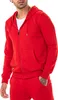 Redbridge Herren Kapuzensweatjacke mit Logopatch Rot XXL Produktbild-Vorschau 6