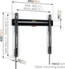 VOGEL'S TV-Wandhalterung Comfort TVM 3405 schwarz Produktbild-Vorschau 7