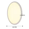 2 Packs 30W Modern LED Deckenlampe 38cm, Ultradünn Weißes Produktbild-Vorschau 9