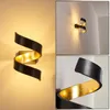 Delia »Delia« LED Wandlampe spiralförmige aus Metall in Produktbild-Vorschau 1