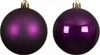 Weihnachtskugeln Kunststoff 8cm 6 Stück Feige Produktbild-Vorschau 1