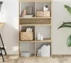 vidaXL Knihovna Sonoma dub 66x31x112 cm Materiál na bázi Náhled obrázku produktu 3