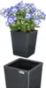 CASARIA® Set di 3 Vasi da Fiori in Polyrattan Intrecciato Anteprima dell’immagine prodotto 3