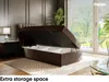 MEBLINI Boxspringbett mit Bettkasten - Gepolstert Produktbild-Vorschau 5
