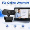 Full HD 1080p Webcam mit USB – PC Kamera mit Plug & Play, Produktbild-Vorschau 4