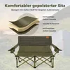 COSTWAY Campingstuhl für 2 Personen, Klappstuhl mit Produktbild-Vorschau 4