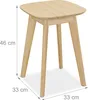 Relaxdays Esszimmerhocker aus Bambus, Sitzhocker Küche, Produktbild-Vorschau 4
