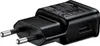 A black Samsung travel adapter with European plug pins and a USB port. Produktbild-Vorschau