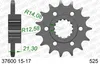 AFAM Kettenritzel 37600-17 Vorne für APRILIA MOTORCYCLES Produktbild-Vorschau 1