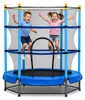 Trampolin - Gartentrampolin - 138x160cm - Sicherheitsnetz - Produktbild-Vorschau 1