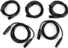 5x kabel DMX 1m 3-pinový XLR kabel DMX signální kabel pro Náhled obrázku produktu 8