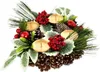 Świecznik adwentowy z szyszkami sosnowymi 7x24 cm Podgląd zdjęcia produktu 1