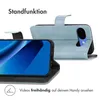 imoshion Custodia pieghevole Google Pixel 10a - Azzurro Anteprima dell’immagine prodotto 3