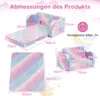 Kanapa dziecięca COSTWAY z kocem, rozkładana sofa / leżak 2 Podgląd zdjęcia produktu 2