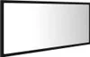 LED kúpeľňové zrkadlo čierne 100x8,5x37 cm akryl Náhľad obrázku produktu 4