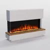 Garlivo Elektrokamin 'Napoli 50 Weiss/ Eiche ' | LED Produktbild-Vorschau 1