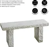 Dehner Gartenbank, 2-Sitzer, ca. 100 x 30 x 44 cm, Granit, Produktbild-Vorschau 2