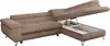 Ecksofa Sofa Braun, Wohnlandschaft L-Form mit Produktbild-Vorschau 9