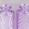4er Set Vase Glas Lila H14cm Violett Pastell Blumenvase Produktbild-Vorschau 5