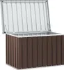 vidaXL Zahradní úložný box hnědý 109 x 67 x 65 cm Náhled obrázku produktu 4