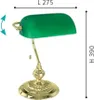 EGLO Lampe de table 90967 vert laiton, pour E27, max. 60 W Voir les images du produit 16
