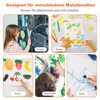 3-in-1-Kinderstaffelei mit Kreidetafel, Whiteboard und Produktbild-Vorschau 4