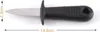 A single oyster knife is shown against a white background with dimensions indicated. Produktbild-Vorschau