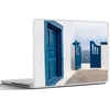 MuchoWow® Laptop Aufkleber Sticker Cover Tür - Blau - Weiß Produktbild-Vorschau 6