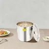 Stahleimer - Edelstahl Eimer 6 l - Mit Deckel und Henkel - Produktbild-Vorschau 11