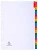 Exacompta Register A4 Weiß 20-teilig 160g Karton Produktbild-Vorschau 2
