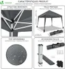 VOUNOT® Pavillon 3x3m mit 4 Sandsäcken, Pop Up Produktbild-Vorschau 3