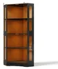 MODFU Eck-Glasvitrine mit LED,4-stufiger Standvitrine,165 Produktbild-Vorschau 9
