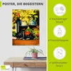 ARTland Poster Gläser Rotwein auf altem Fass Größe: 30x40 Produktbild-Vorschau 2